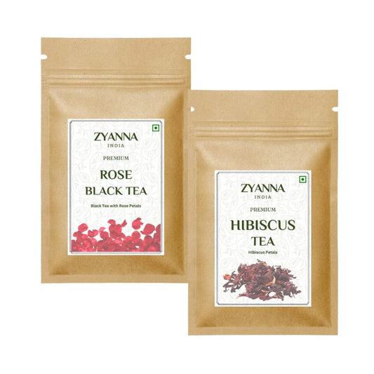 Rose Black Tea & Hibiscus Tea