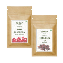 Rose Black Tea & Hibiscus Tea