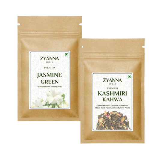 Jasmine Tea & Kashmiri Kahwa Tea