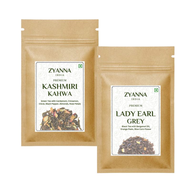 Kashmiri Kahwa & Lady Earl Grey Tea